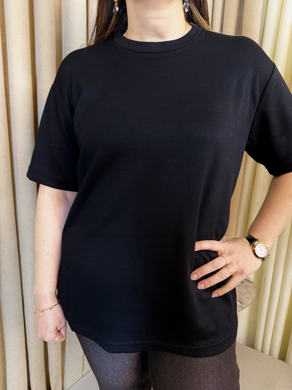 Modal Kumaş Basic Tişört